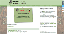 Desktop Screenshot of ottawadressage.ca